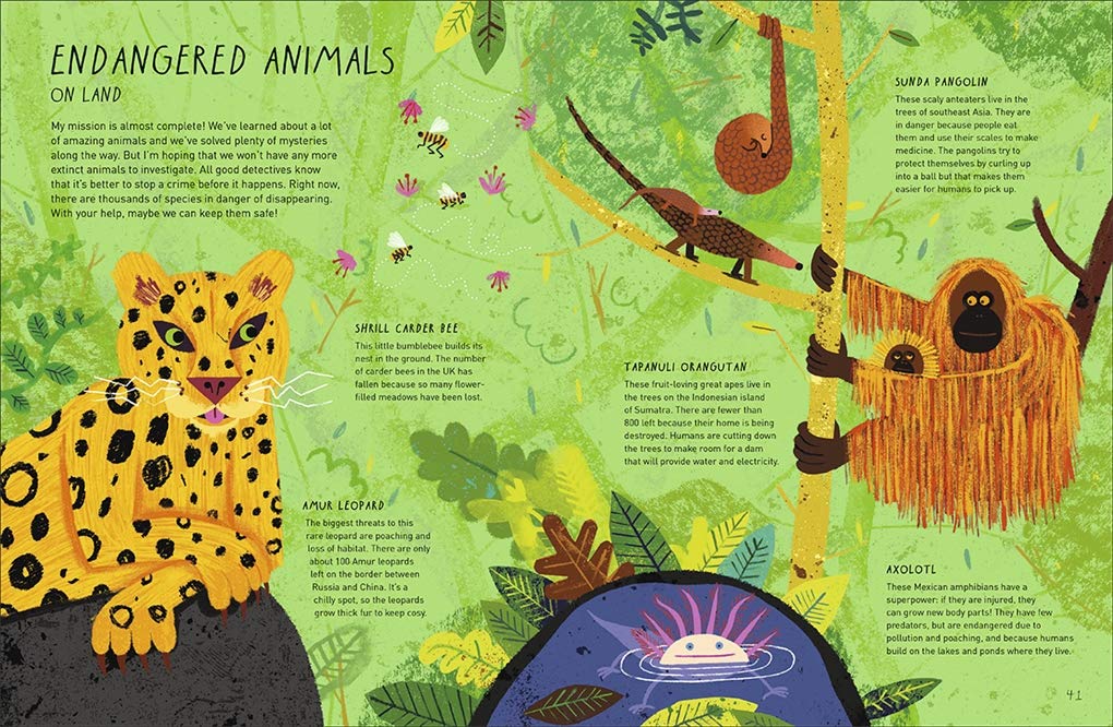 Danny Dodo's Detective Diary: Learn All About Extinct and Endangered Animals