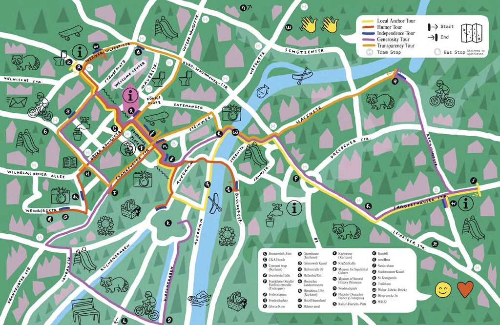 Walking, Finding, Sharing: A graphic Companion to documenta fifteen