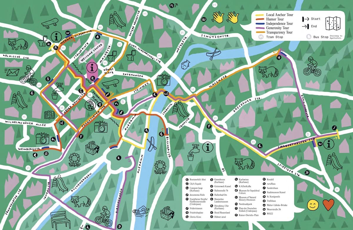 Walking, Finding, Sharing: A graphic Companion to documenta fifteen