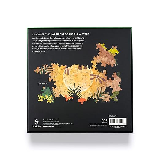 Forest Dream: A Flow State Circular Jigsaw Puzzle Puzzle