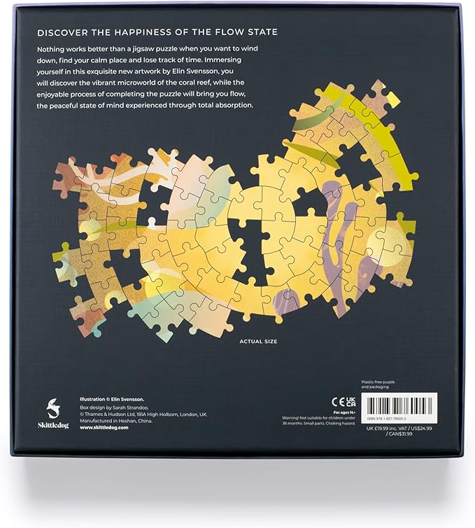 Reef Dream: A Flow State Circular Jigsaw Puzzle
