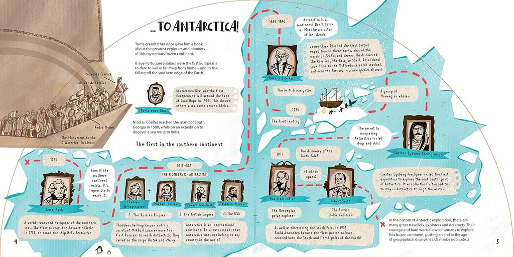 Around Antarctica: Exploring the Frozen South