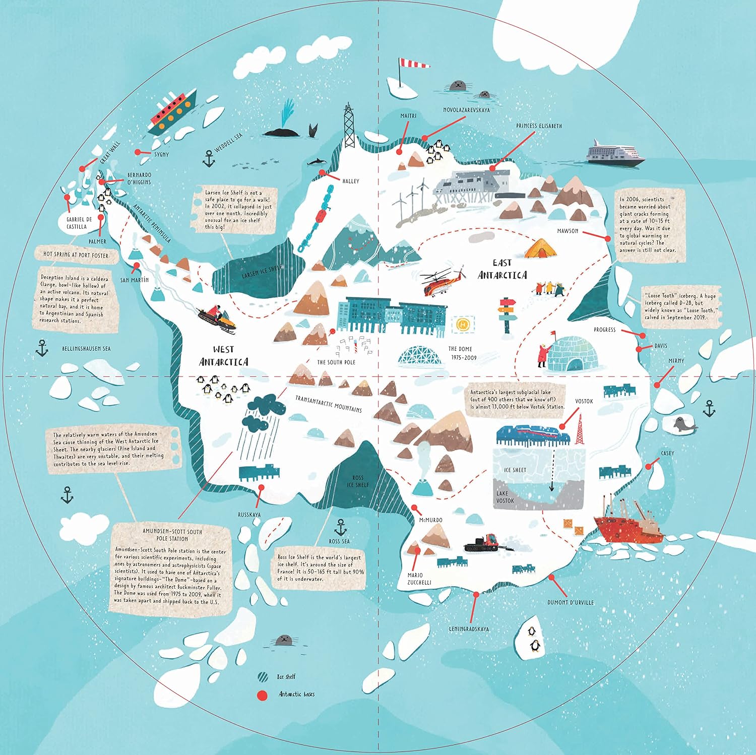 Around Antarctica: Exploring the Frozen South